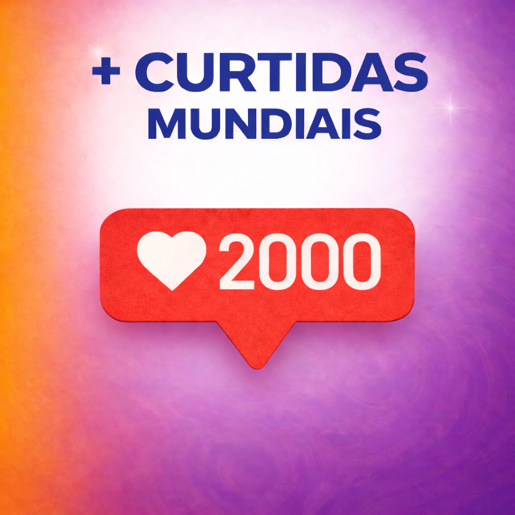 2.000 Curtidas Mundiais Instagram