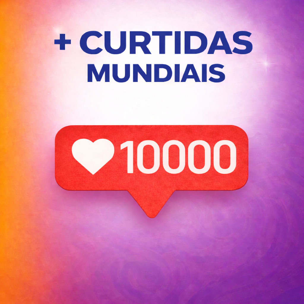 10.000 Curtidas Mundiais Instagram