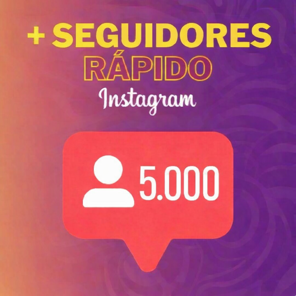 5.000 Seguidores Mundiais - Instagram