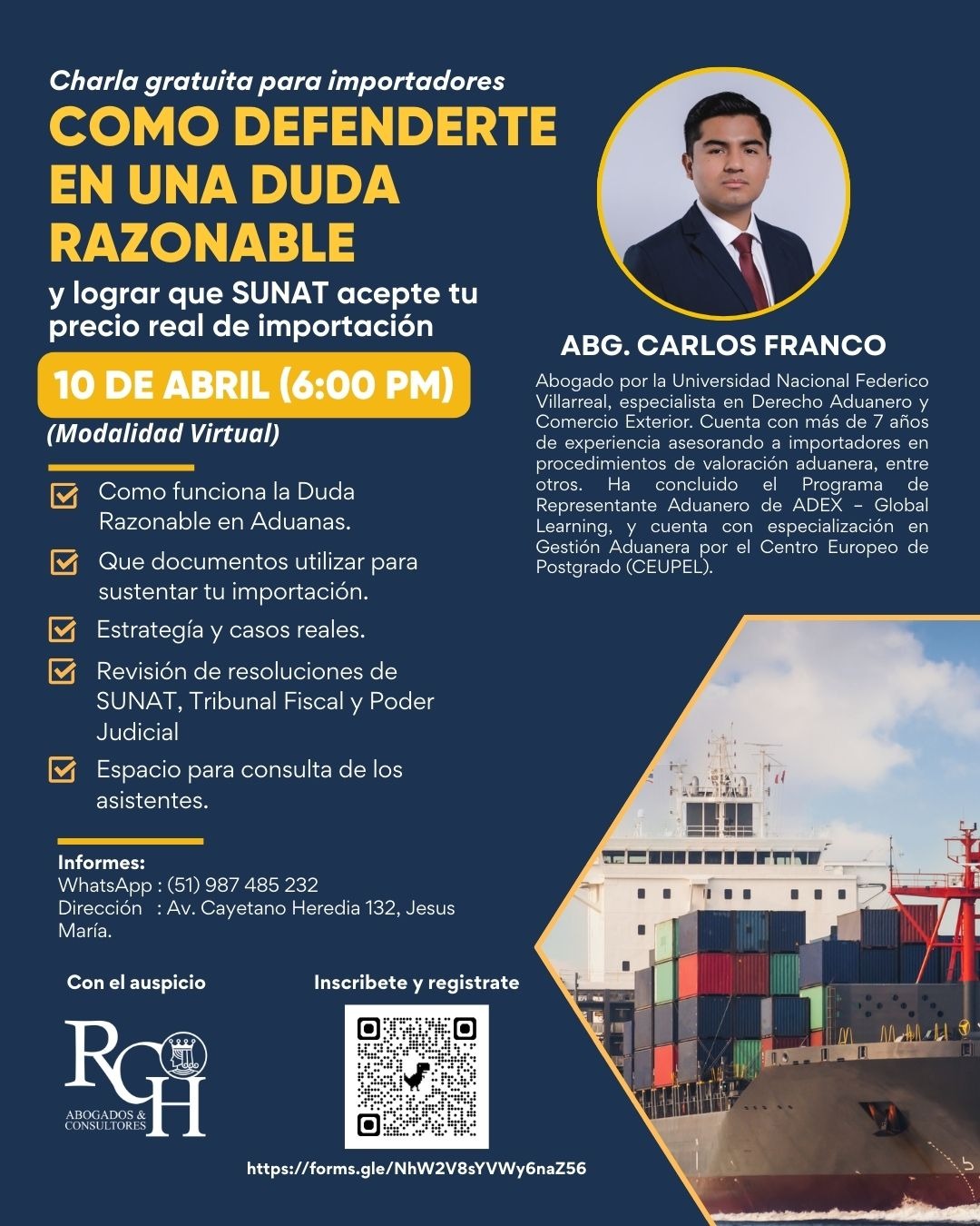 Charla Gratuita para Importadores: