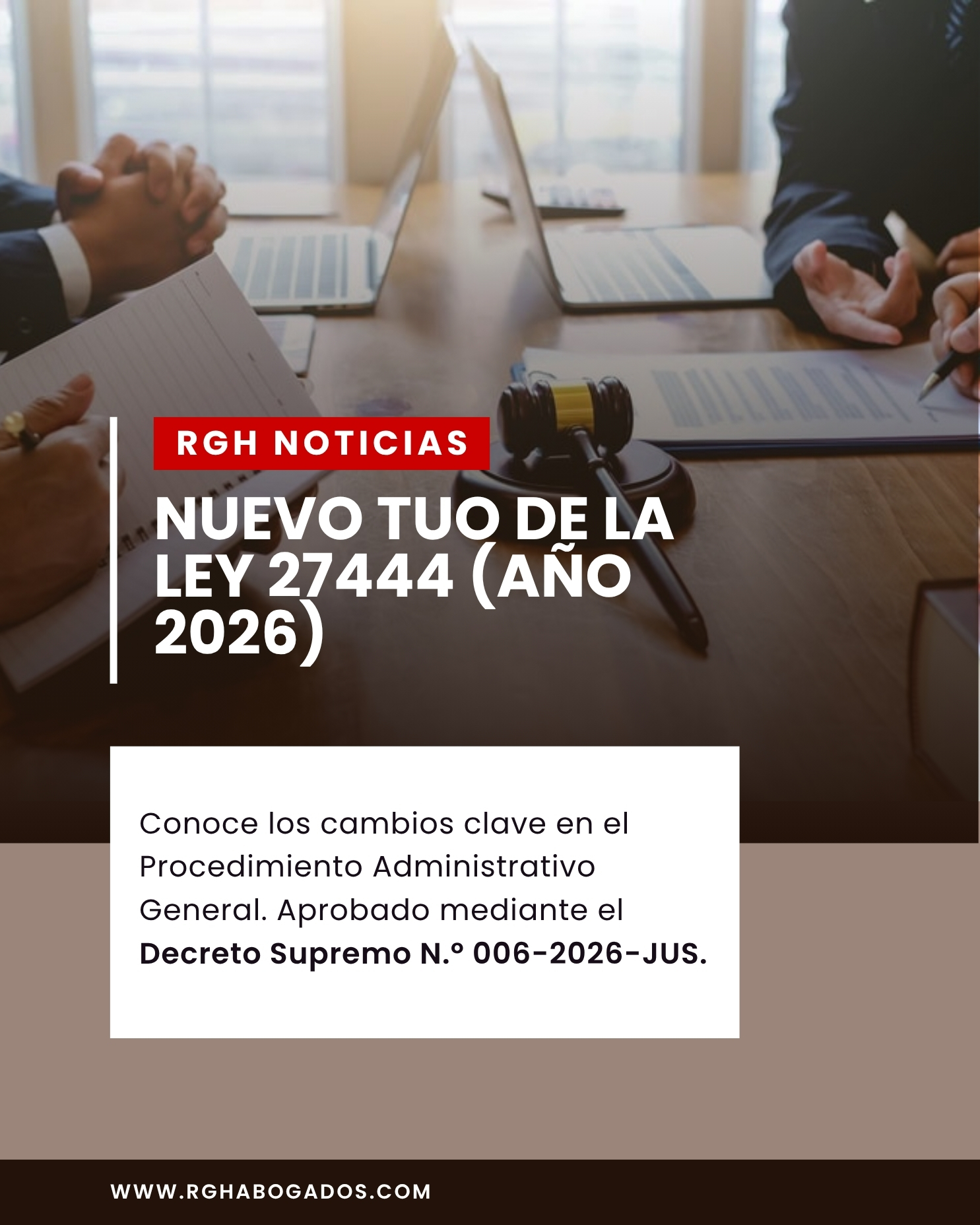 Nuevo TUO de la Ley 27444 (2026)