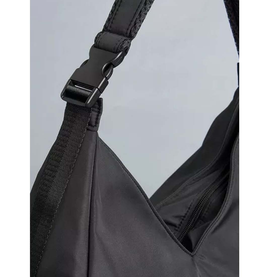 Modern Black Shoulder Bag