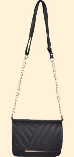 Classic Black Quilted Shoulder Bag