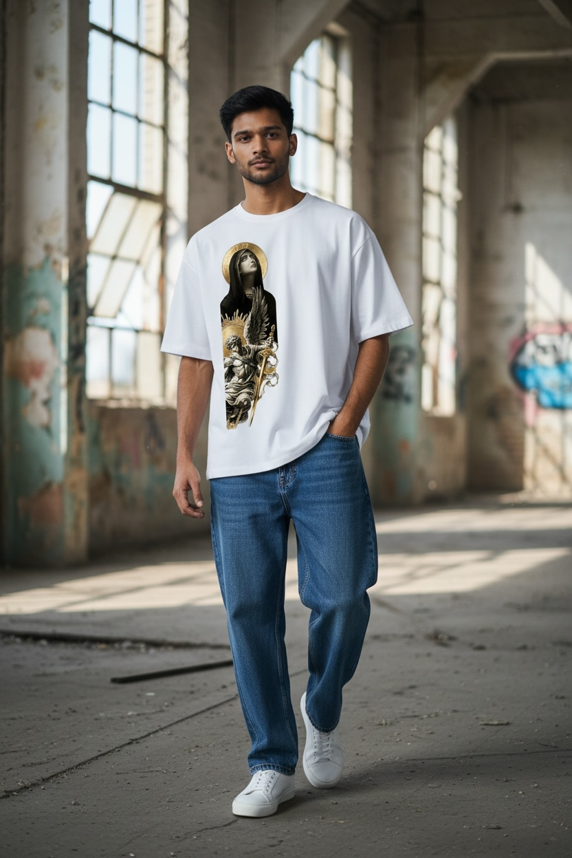 Saint Angel Graphic T-Shirt WHITE