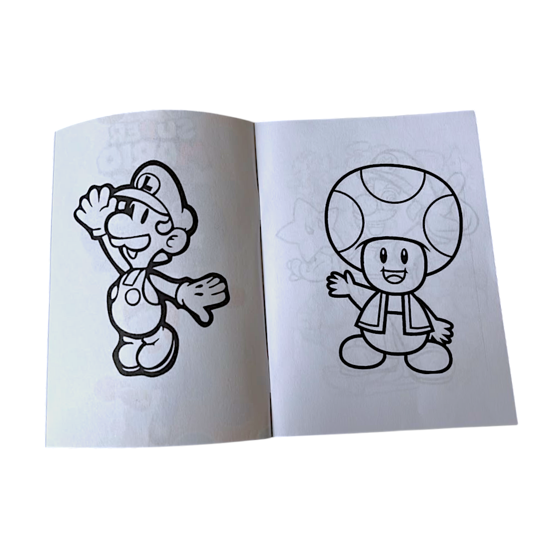 Libro para Colorear Personalizado de Super Mario Bros. - Docena