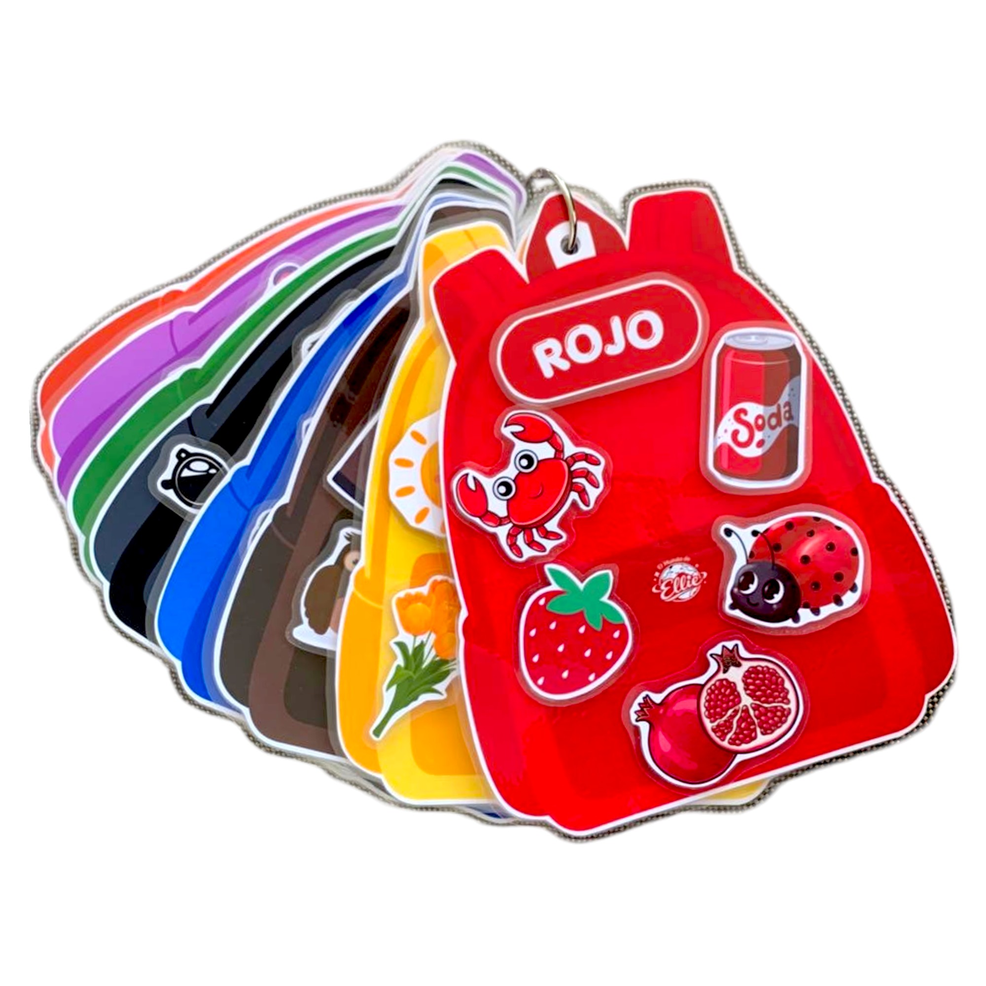 Llavero Educativo de Colores