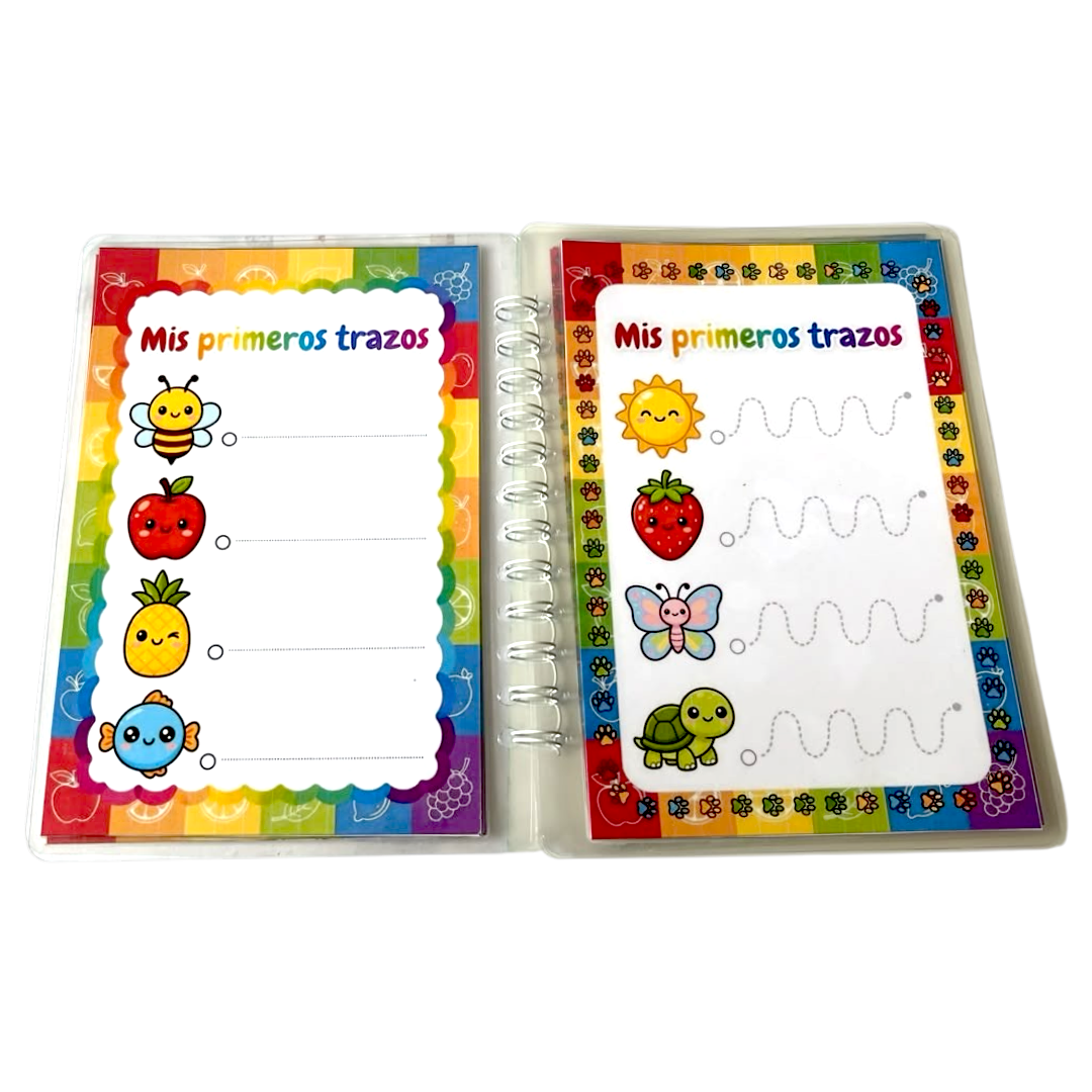 Libro Educativo Mis Primeros Trazos – Cuaderno de Preescritura Infantil