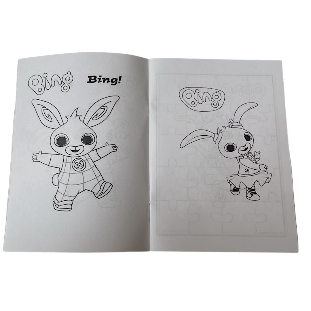 Libro para Colorear Personalizado de Bing y sus Amigos