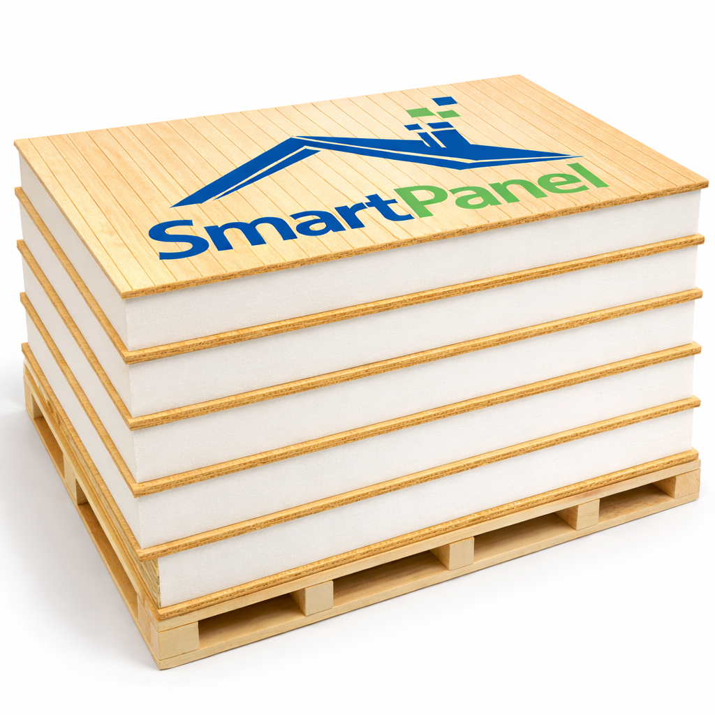 Panel SIP 141 mm Terciado Ranurado – OSB