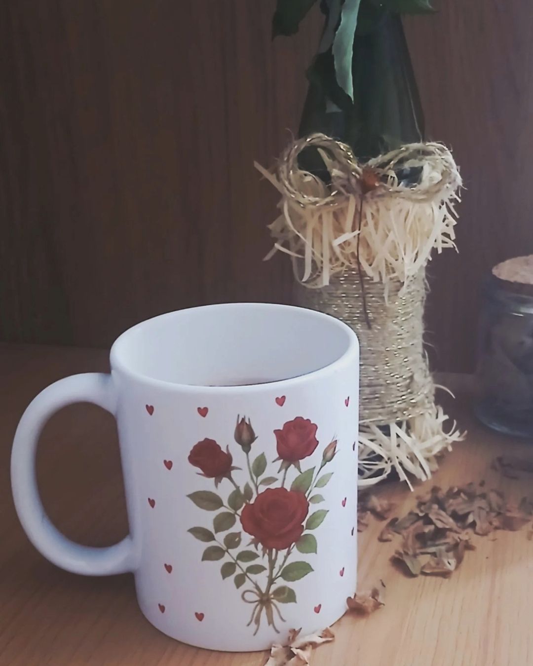 Rose Heart Mug