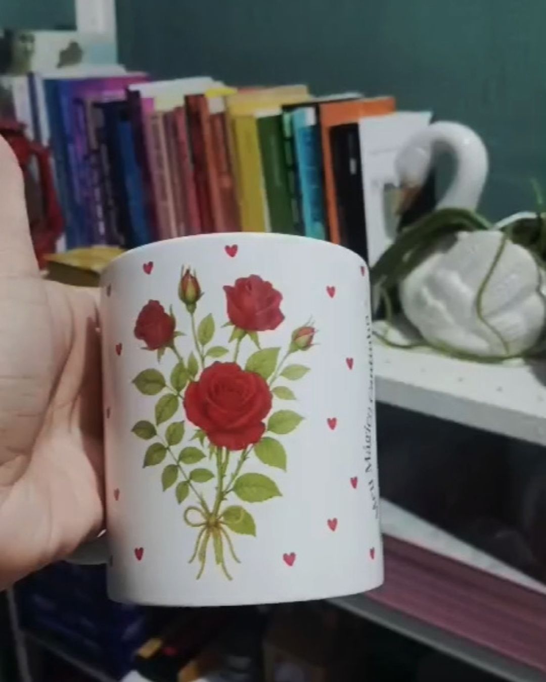 Rose Heart Mug