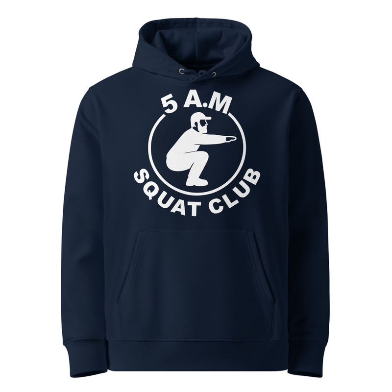 White Logo Organic Hoodie (Unisex)