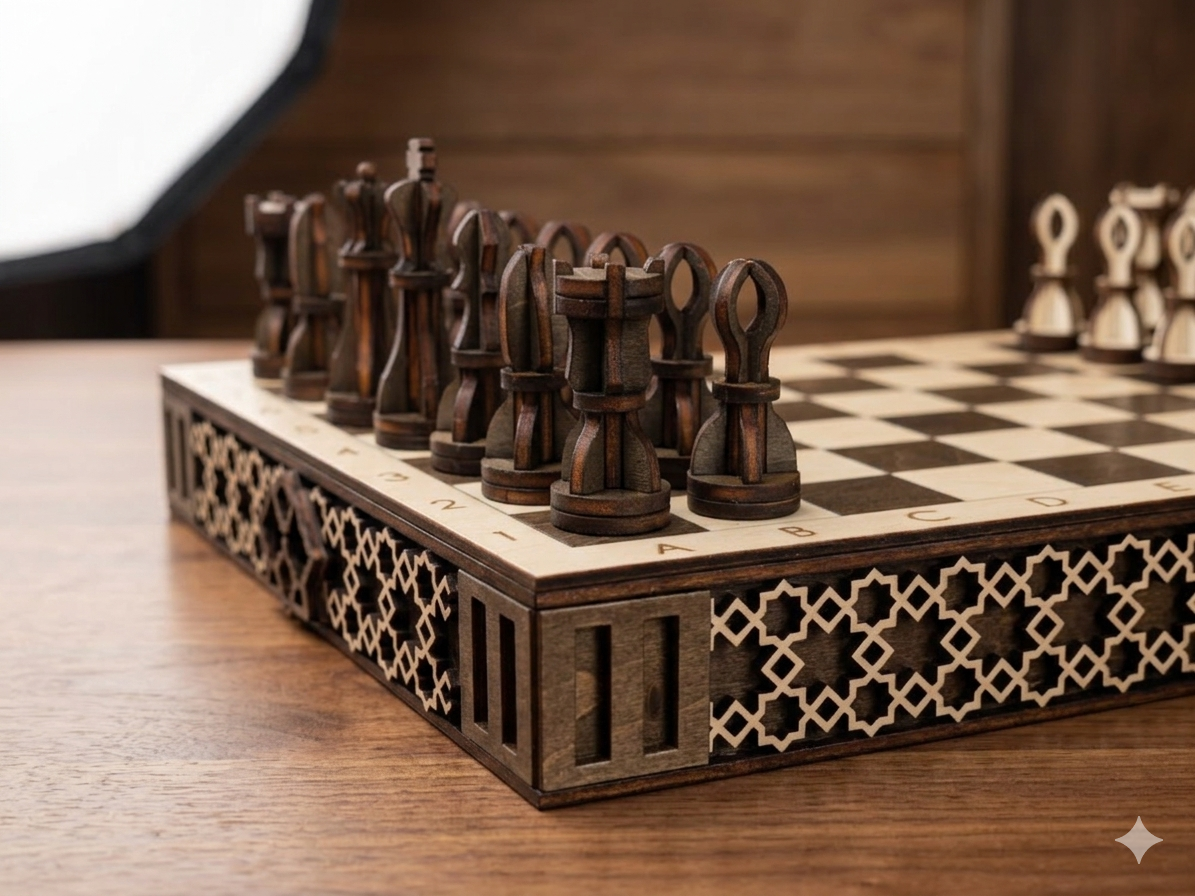 Handcrafted Wooden Chess Set