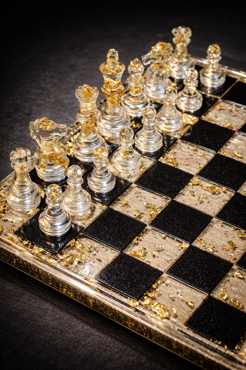 Epoxy Resin Chess Set