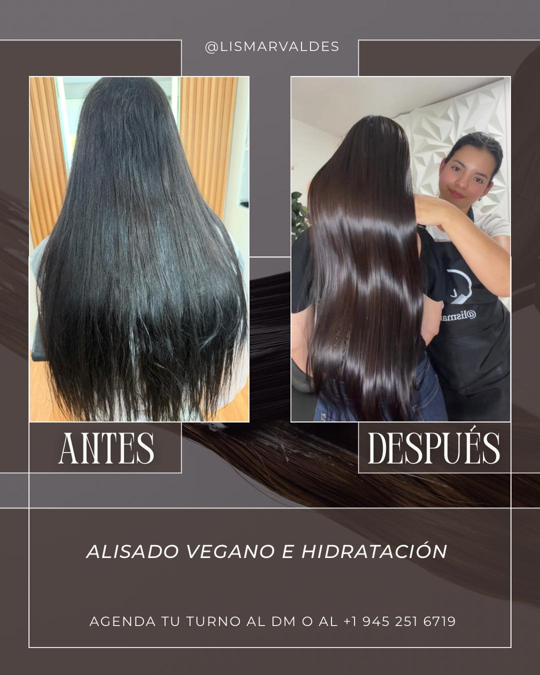 Vegan Straightening & Hydration Booking