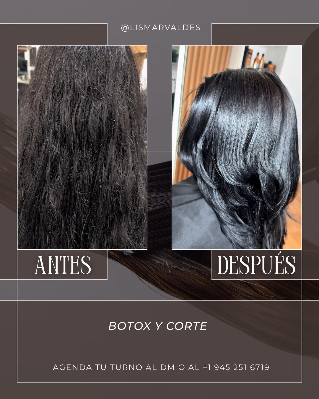Hair Botox and Cut Booking