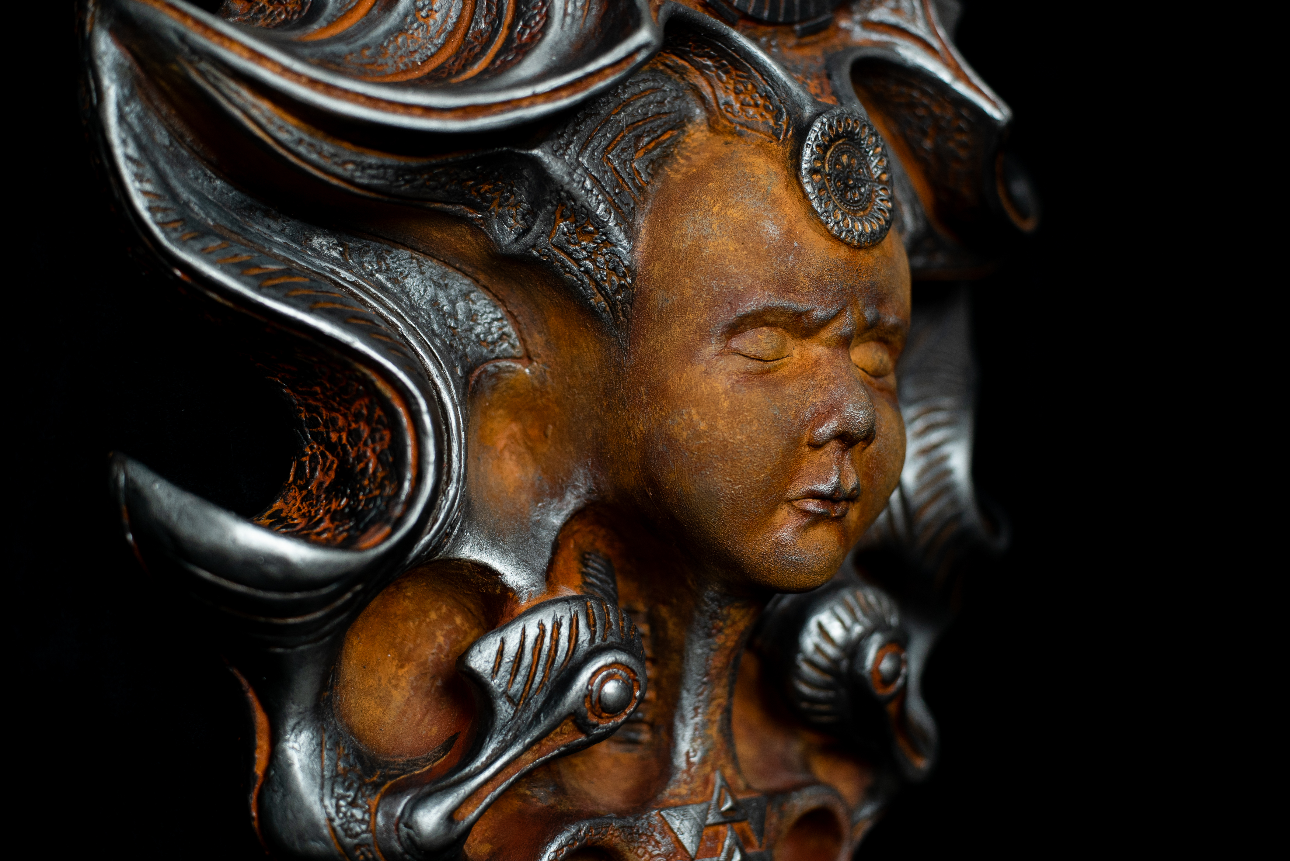 Ornate Fantasy Demon Mask