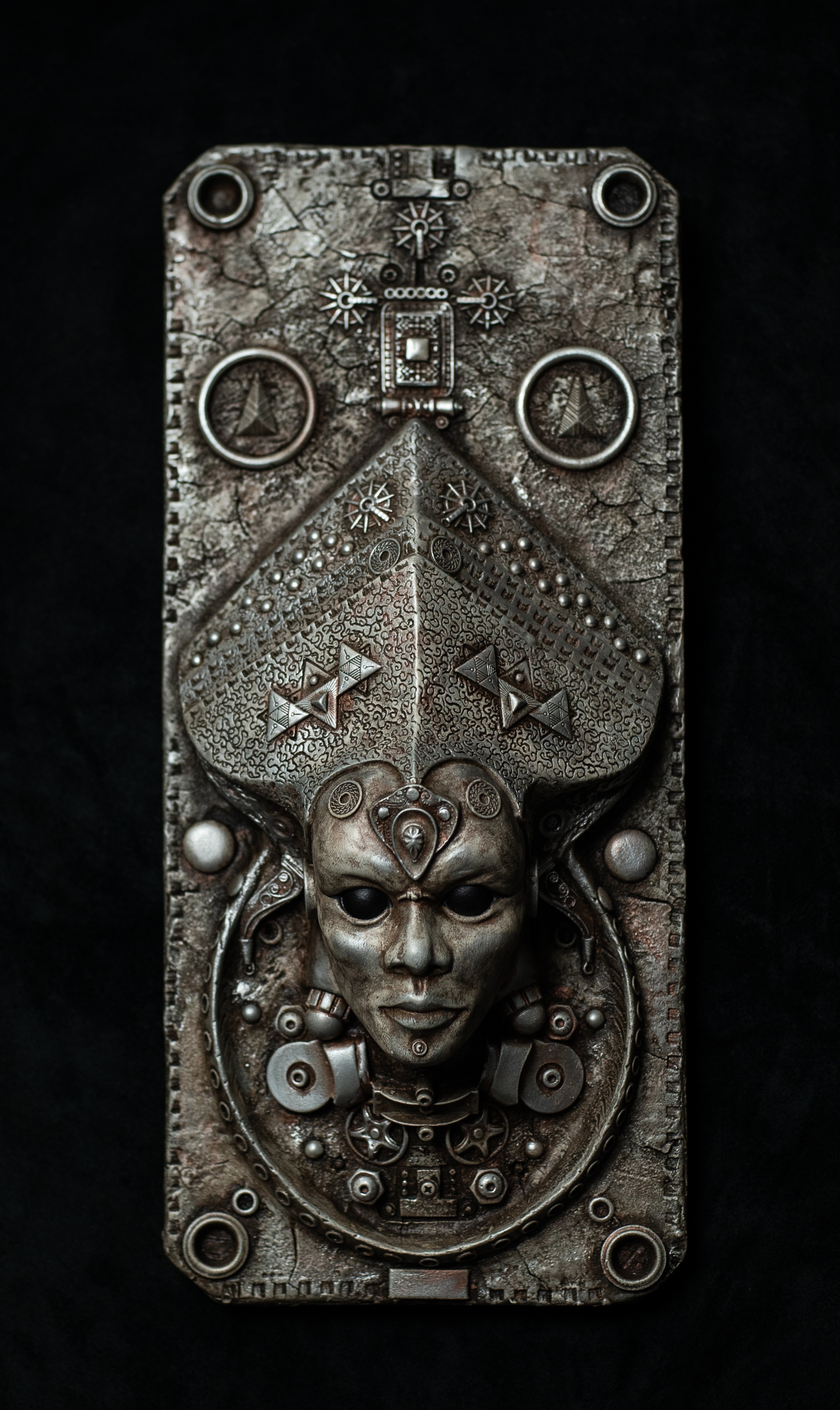 AMIRA - Antique Steampunk Door Plate