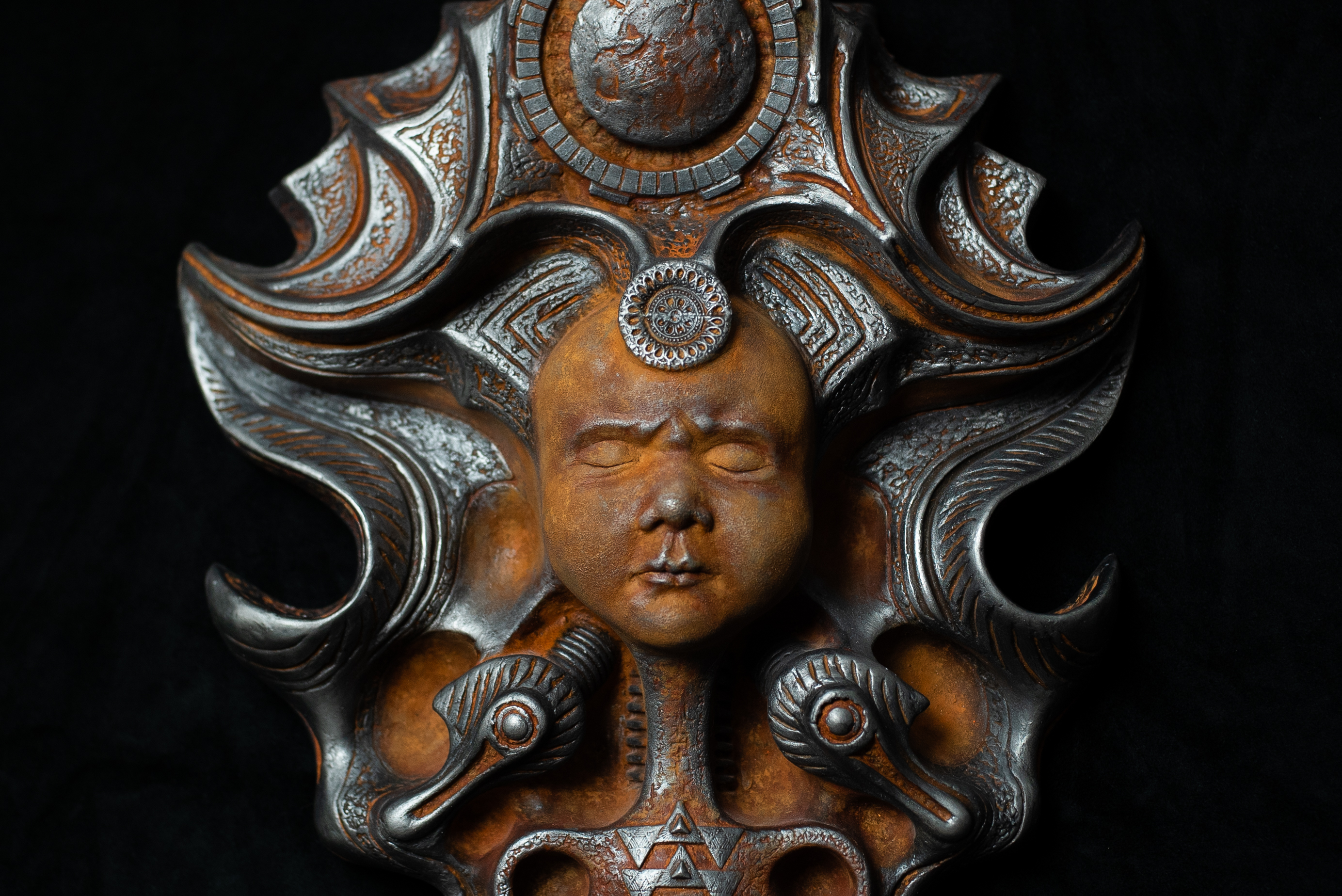 Ornate Fantasy Demon Mask