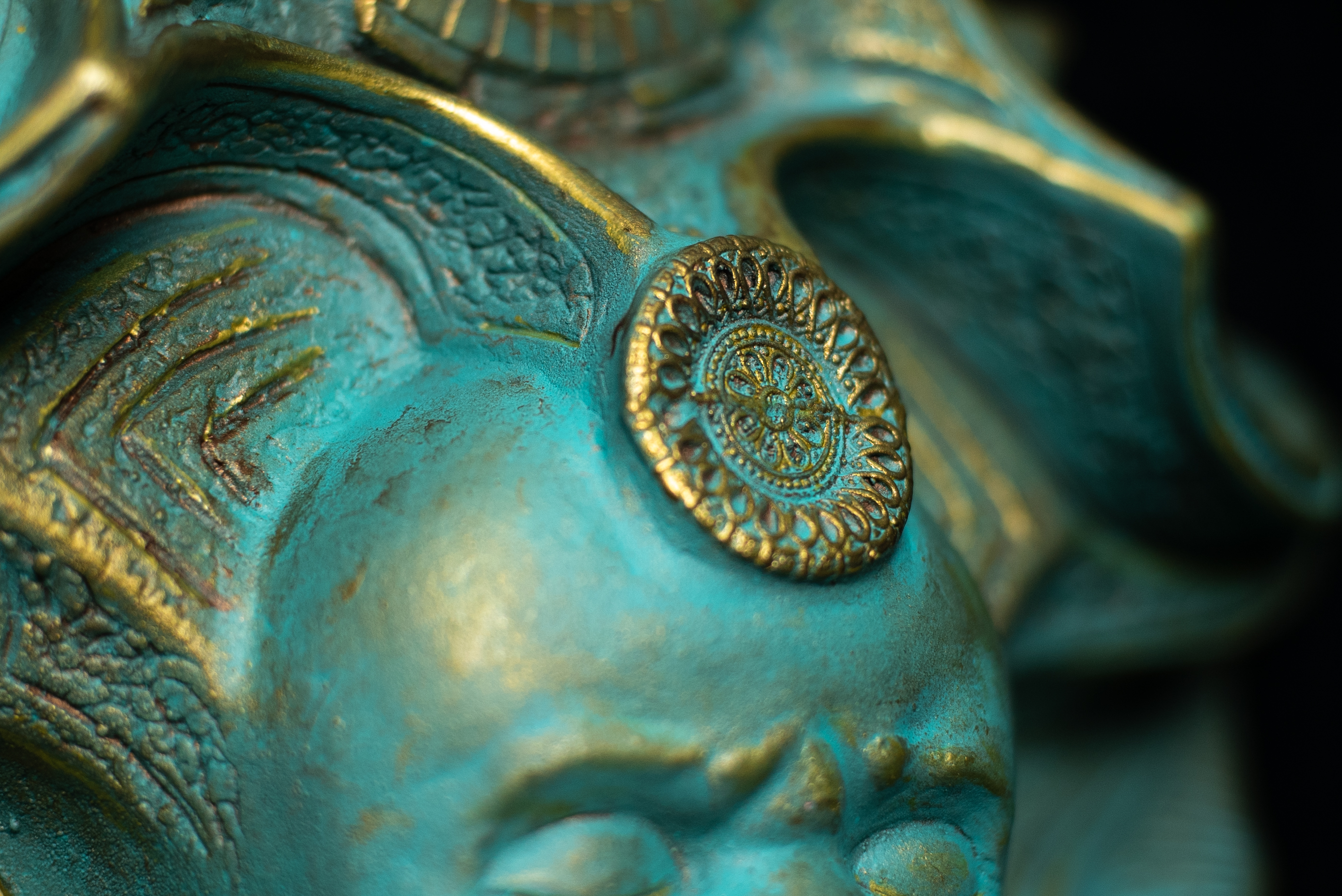 Alien Sculpture Wall Plaque