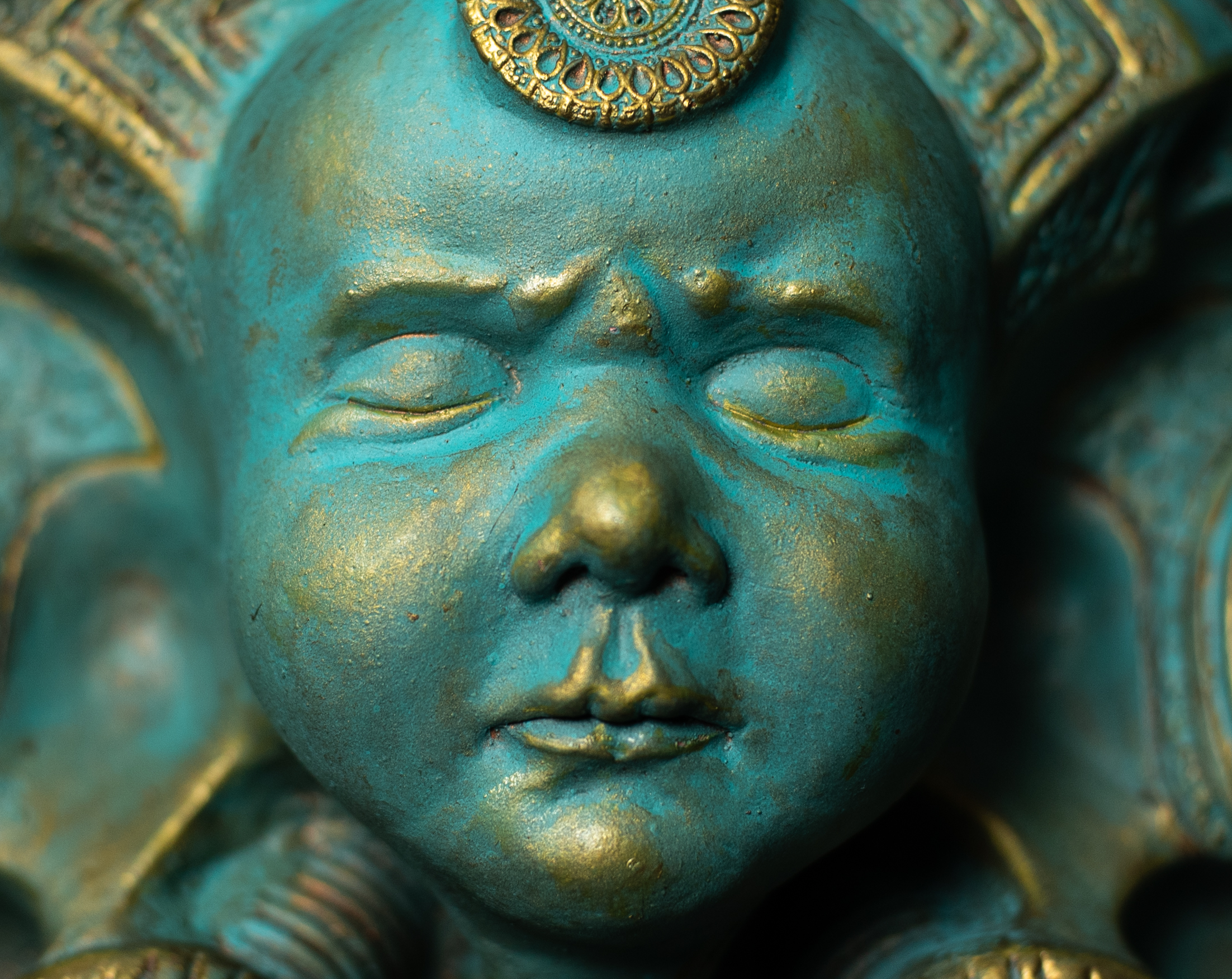 Alien Sculpture Wall Plaque