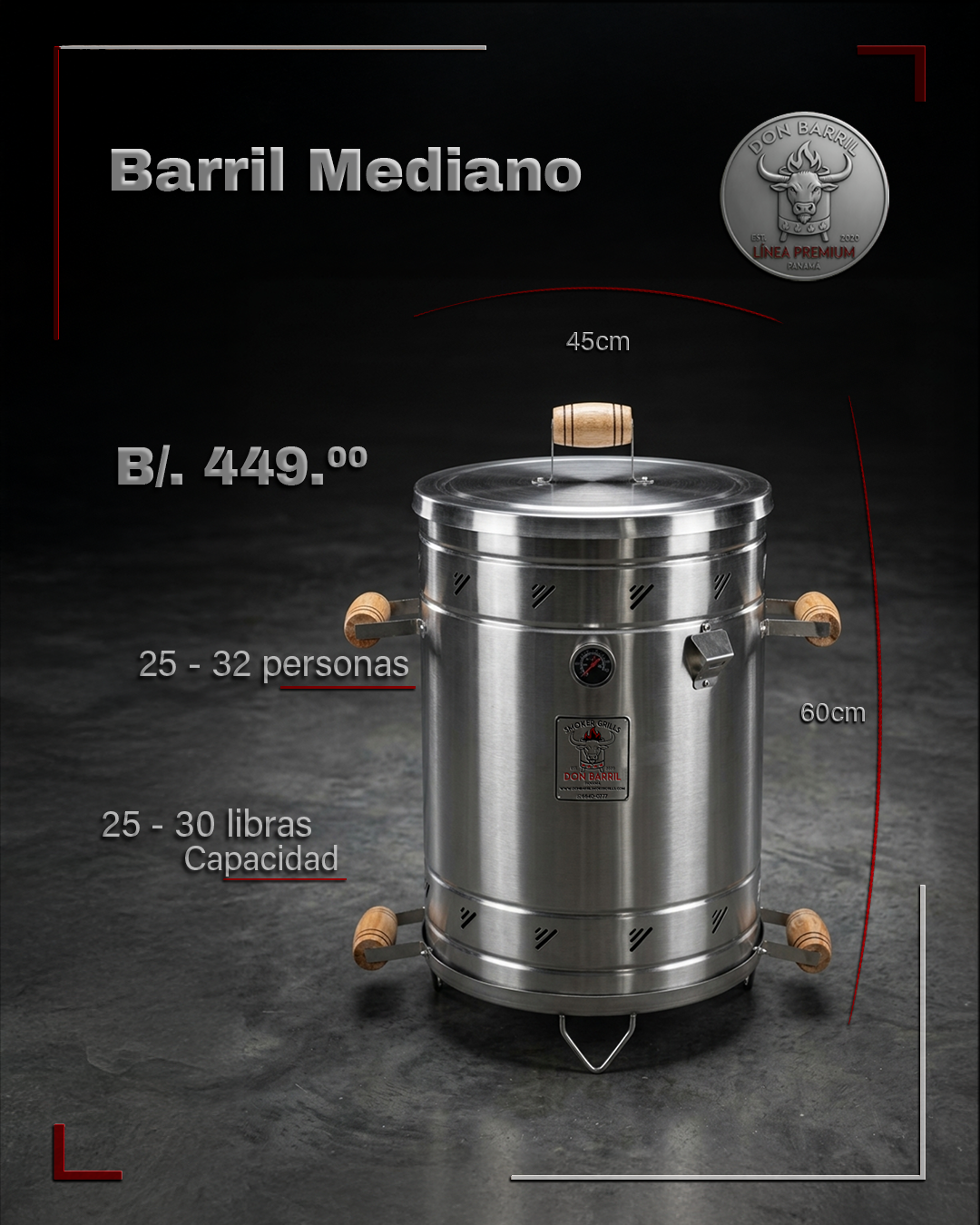 Barril Mediano Premium