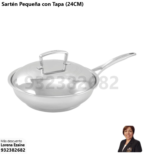 SARTÉN PEQUEÑA CON TAPA (24CM)
