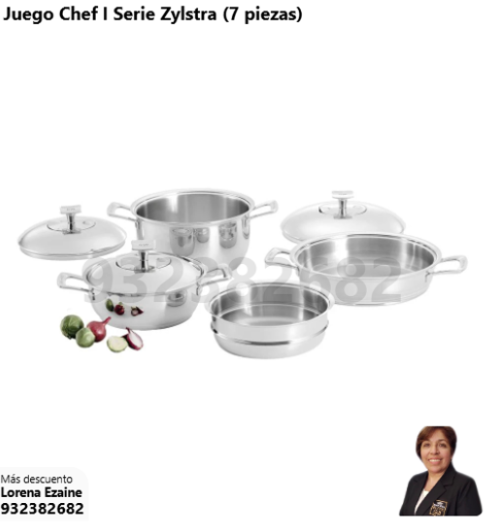 JUEGO CHEF I SERIE ZYLSTRA (7 PIEZAS)