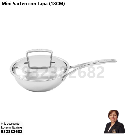 MINI SARTÉN CON TAPA (18CM)