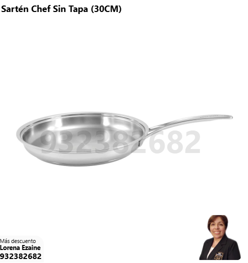 SARTÉN CHEF SIN TAPA (30CM)