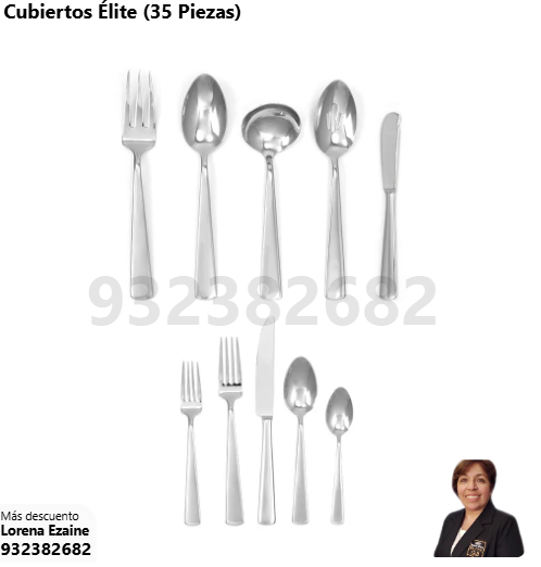 CUBIERTOS ÉLITE (35 PIEZAS)