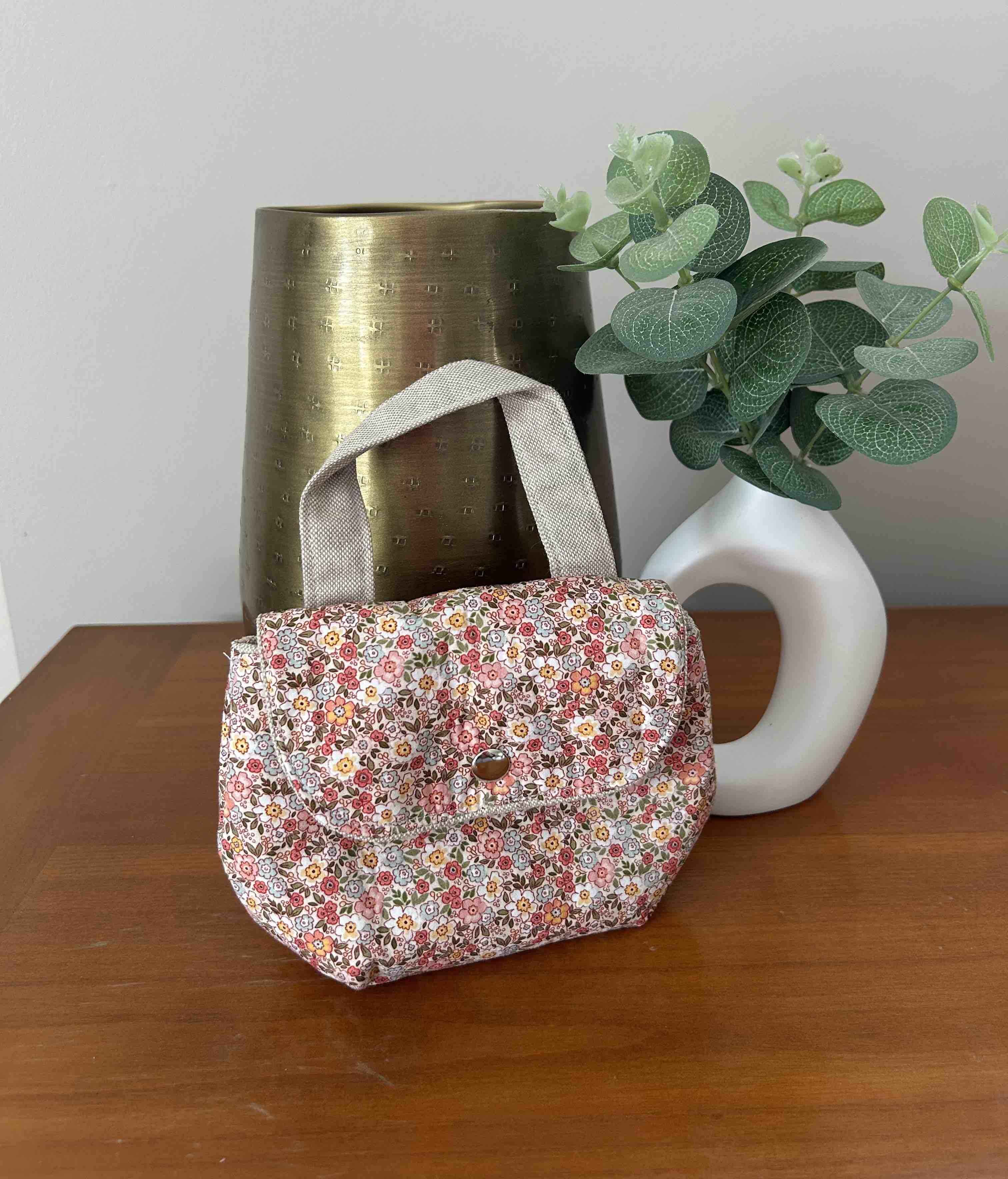 Petite trousse Liberty rose