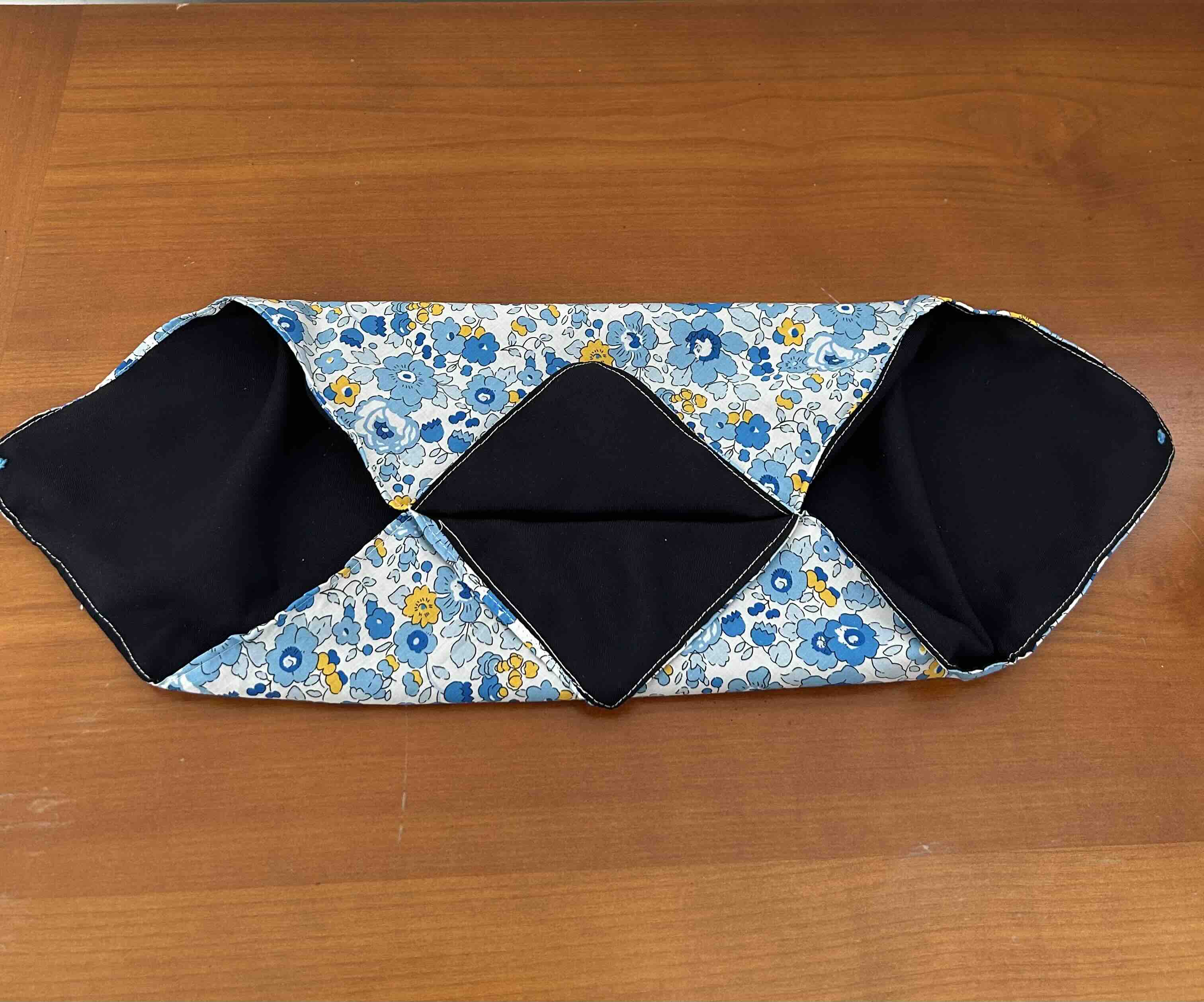 Boîte à mouchoirs liberty bleu