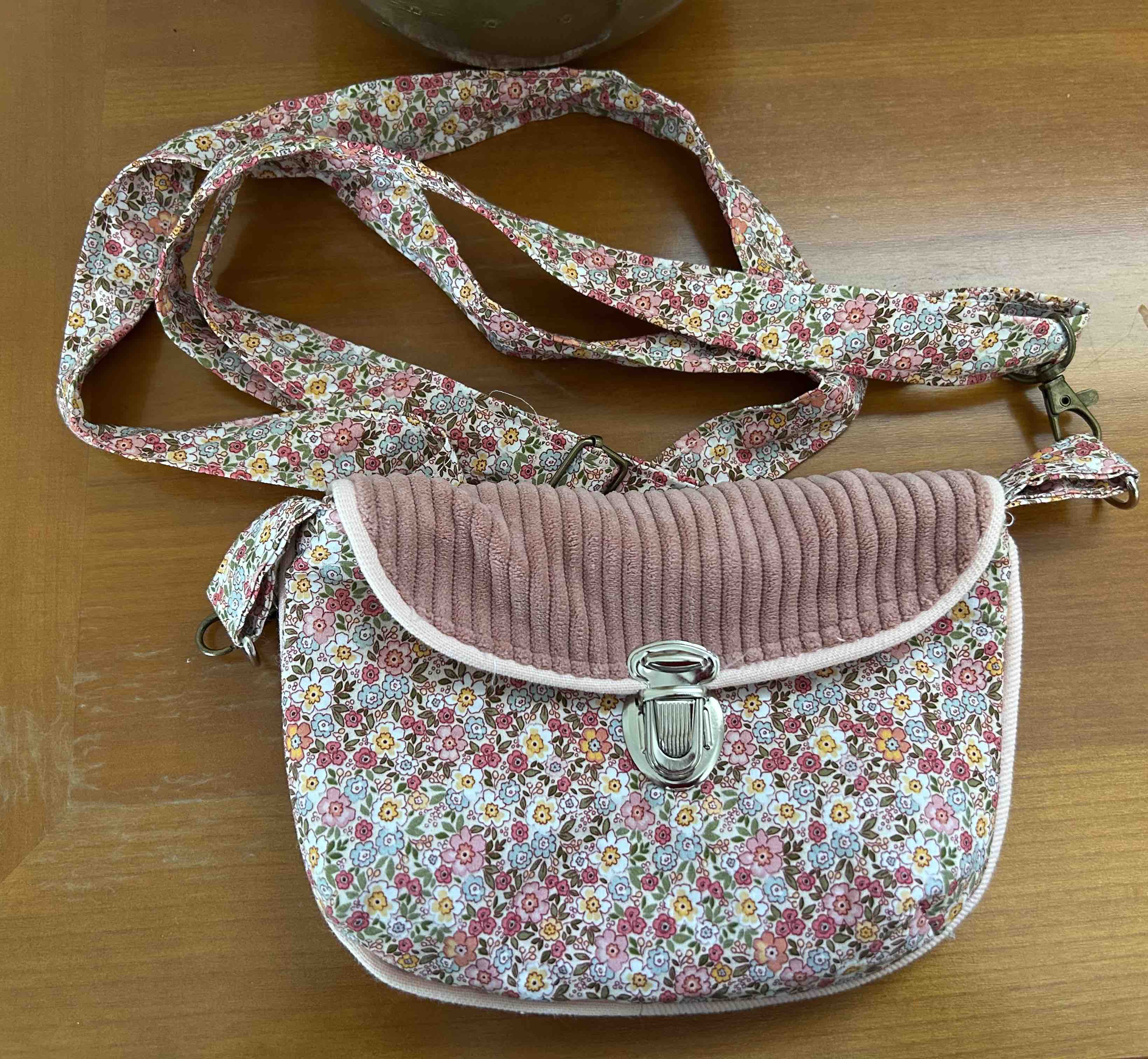 Sac ceinture vieux rose