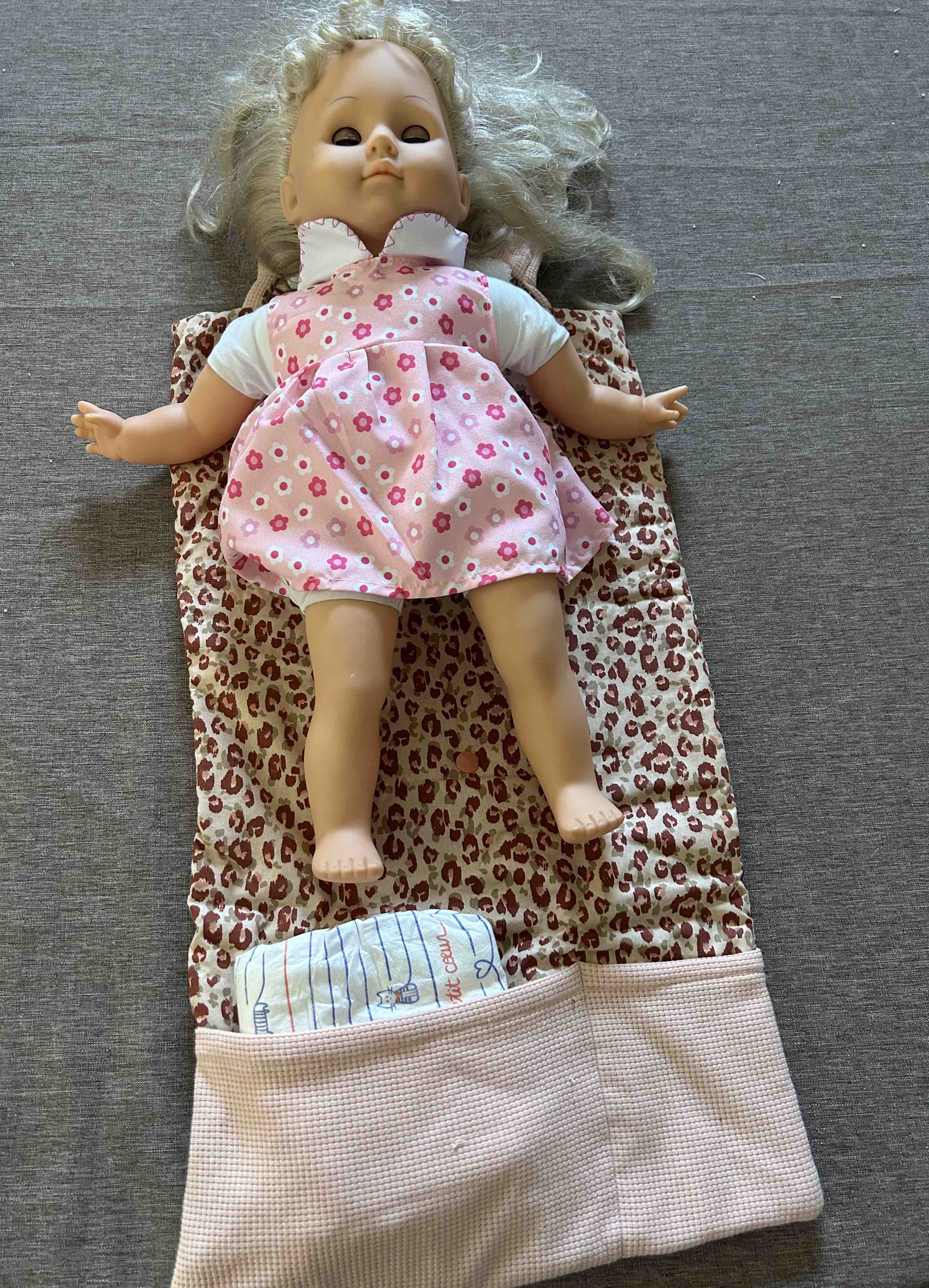 Matelas à langer nomade panthère