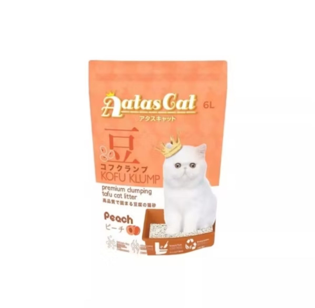 Aatas Cat Kofu Klump Tofu Cat Litter, 6L(6Packs)