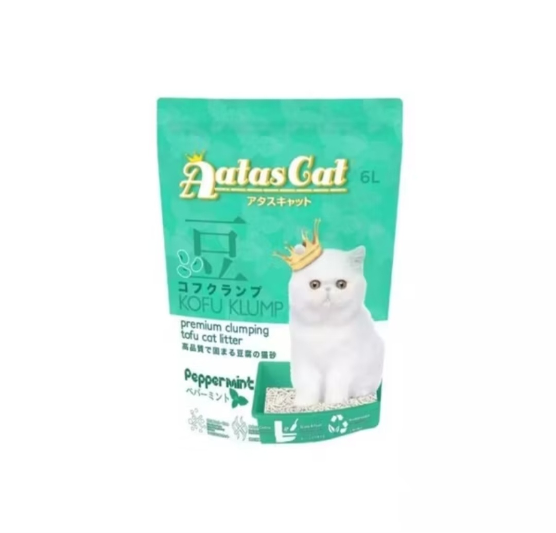 Aatas Cat Kofu Klump Tofu Cat Litter, 6L(6Packs)