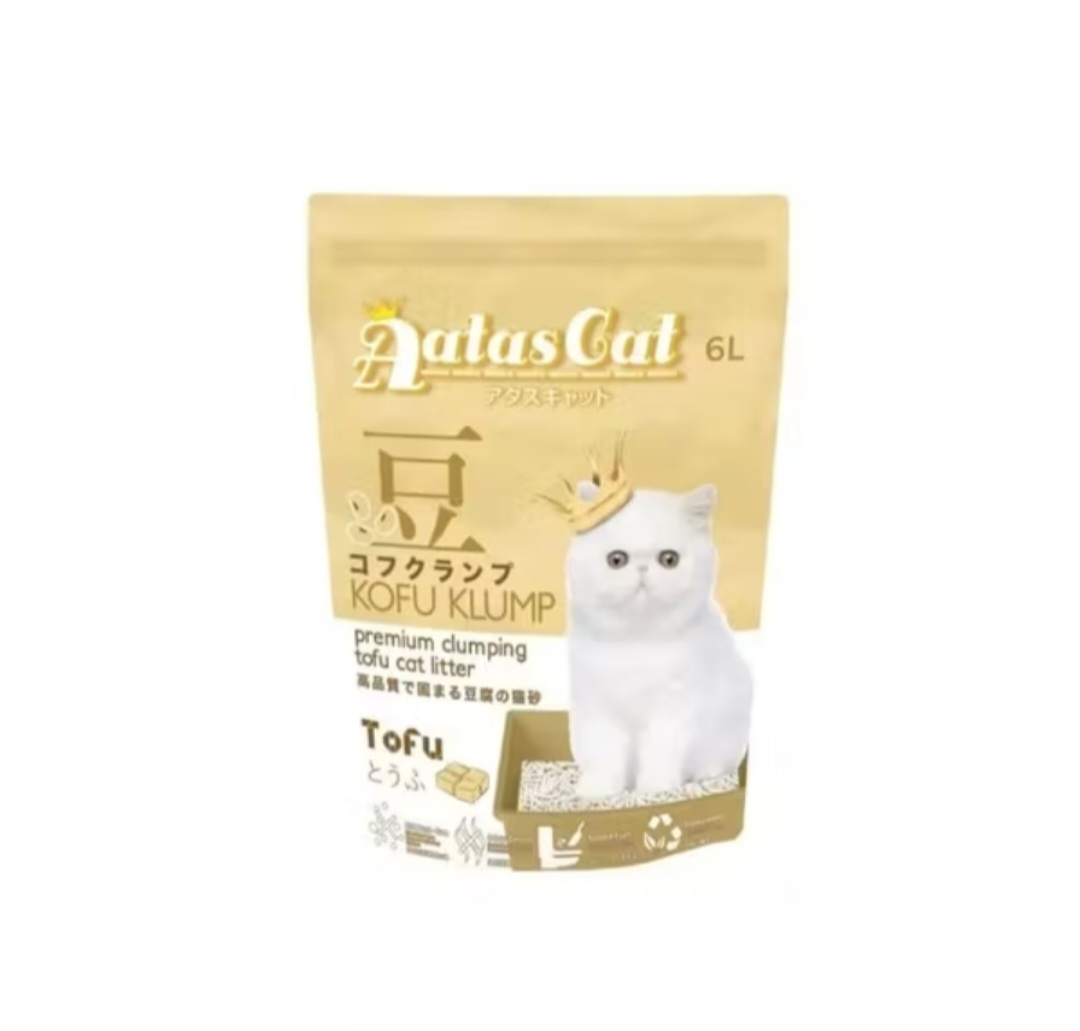 Aatas Cat Kofu Klump Tofu Cat Litter, 6L(6Packs)