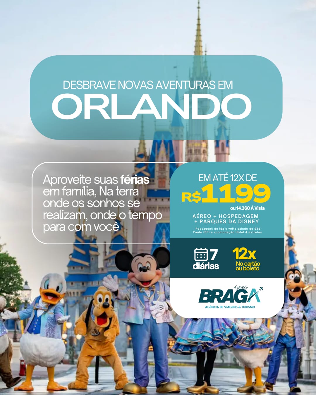 Pacote de Viagem para Orlando