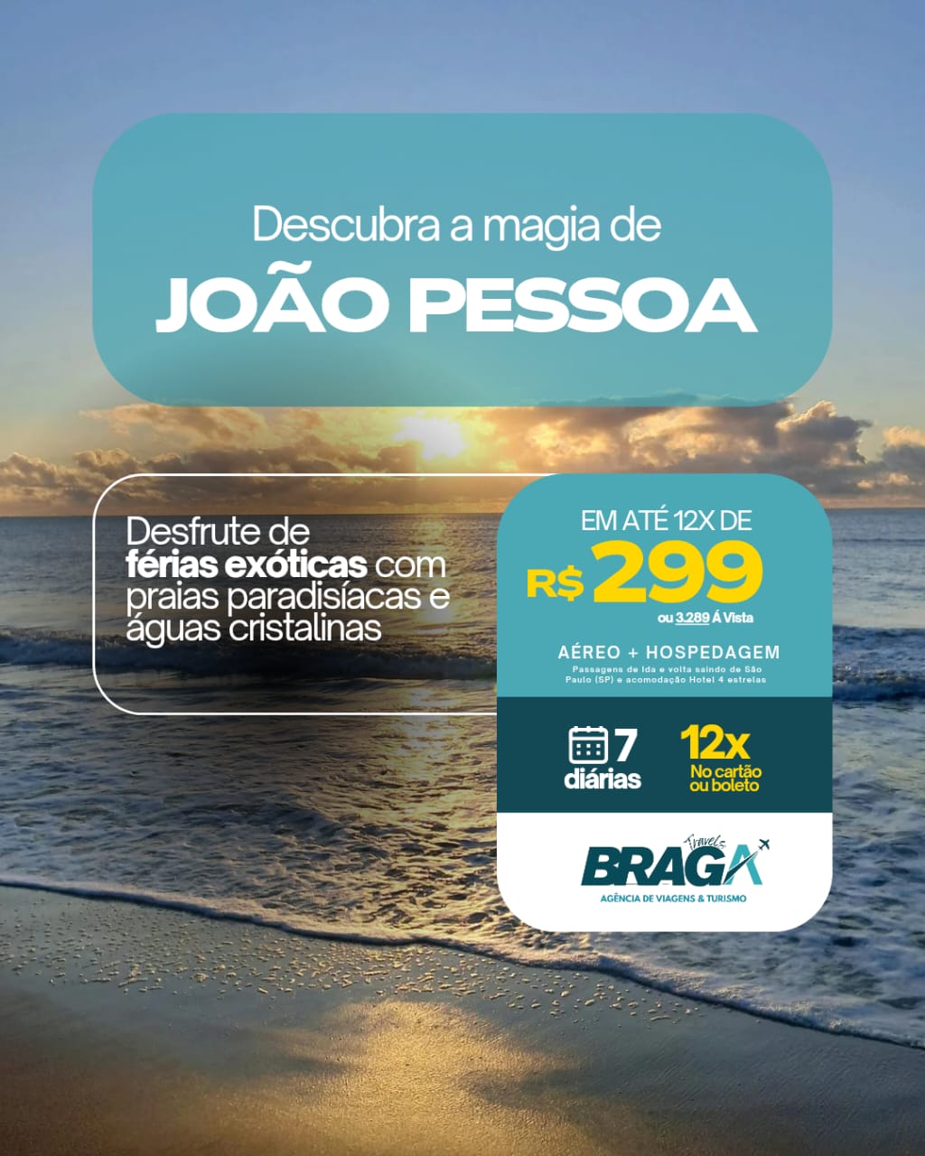 Pacote para João Pessoa