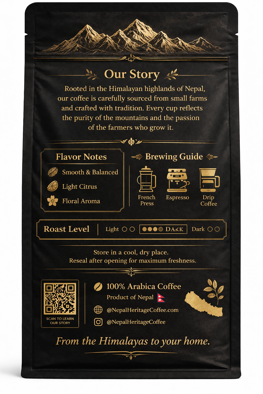 Kathmandu Dark Roast Coffee