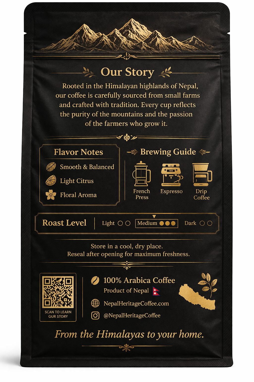 Kathmandu Medium Roast Coffee