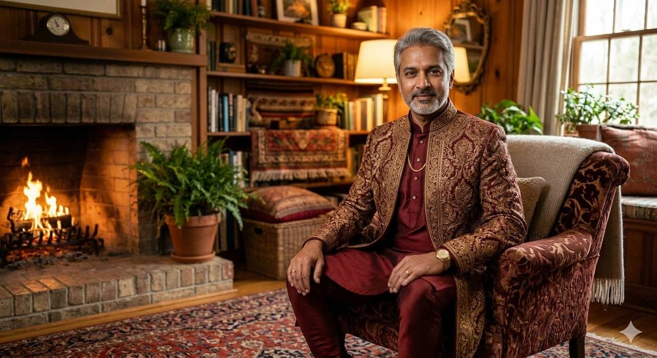 Embroidered Sherwani Set