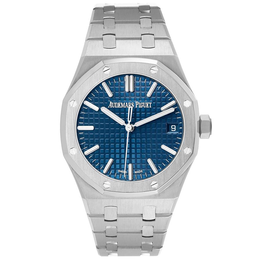  Audemars Piguet Royal Oak Steel Blue Dial Mens