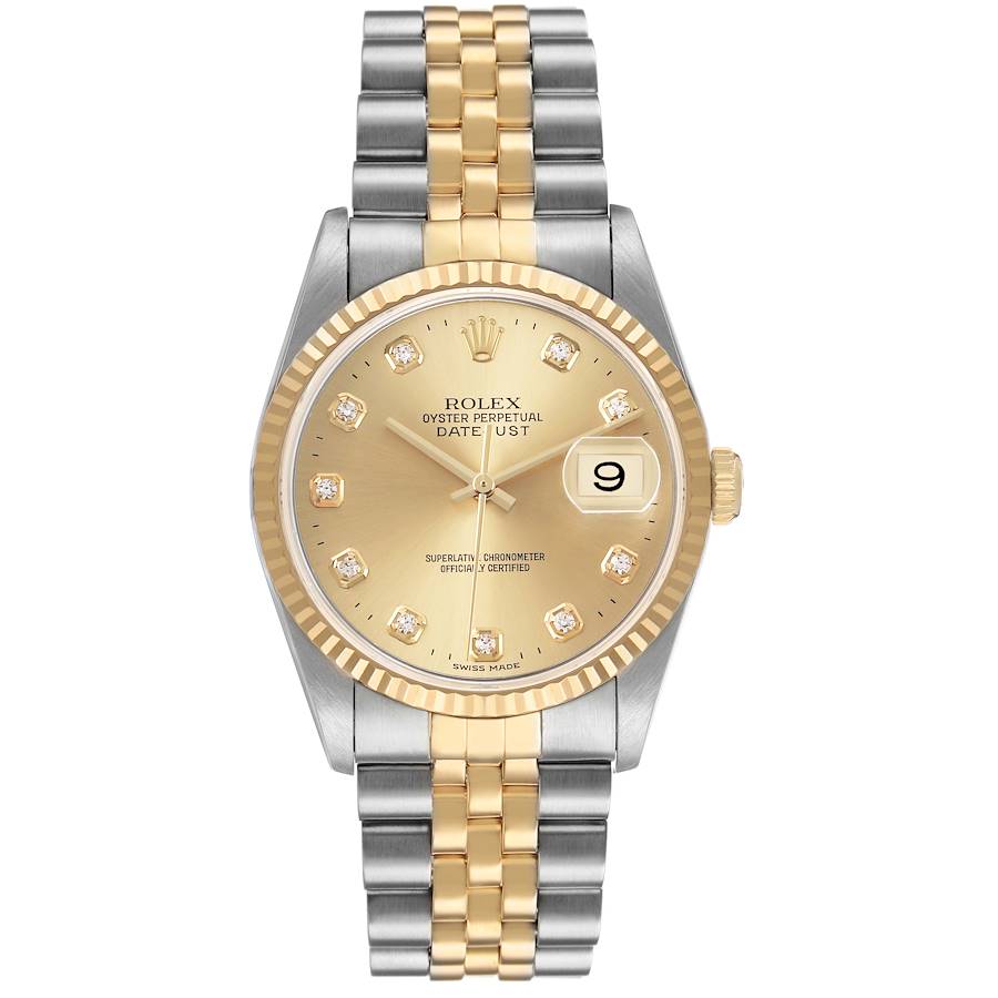 Rolex Datejust Champagne  Steel 40MM