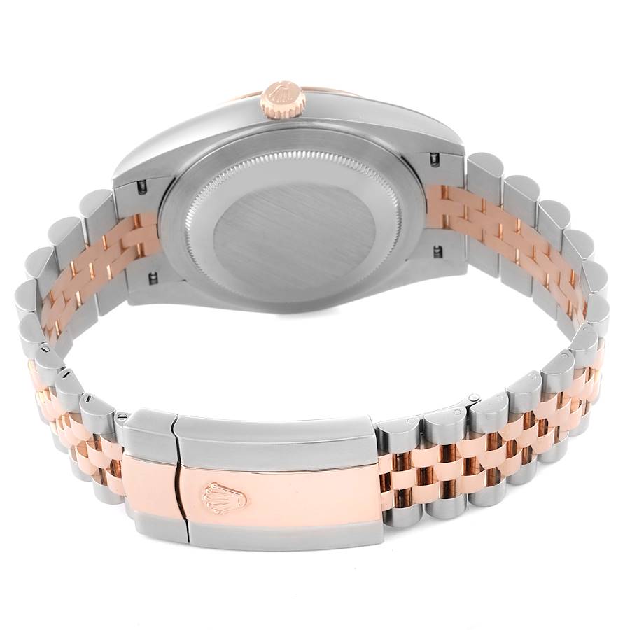 Rolex Datejust 41 Steel Rose Gold Chocolate Dial