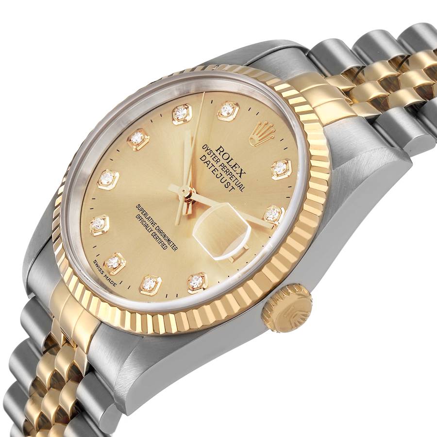 Rolex Datejust Champagne  Steel 40MM