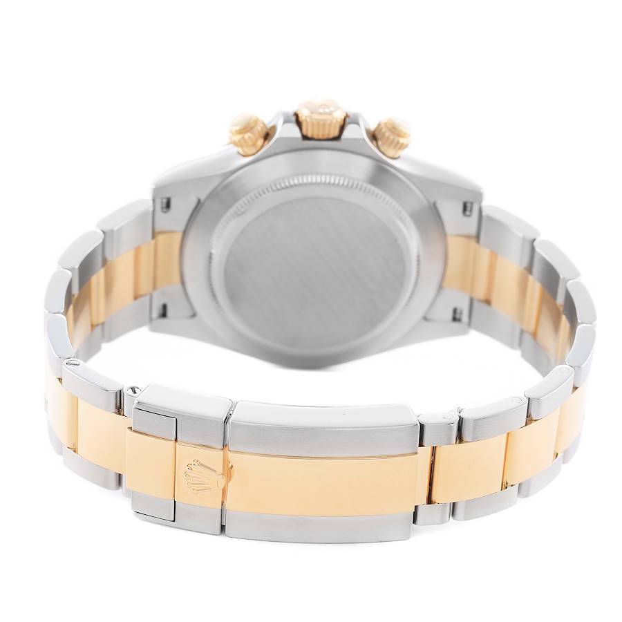 Daytona Steel Yellow Gold Blue Dial Mens Watch