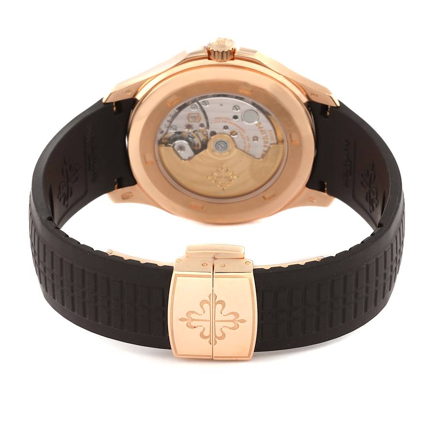 Patek Philippe Aquanaut Date Rose Gold Mens Watch 41 mm
