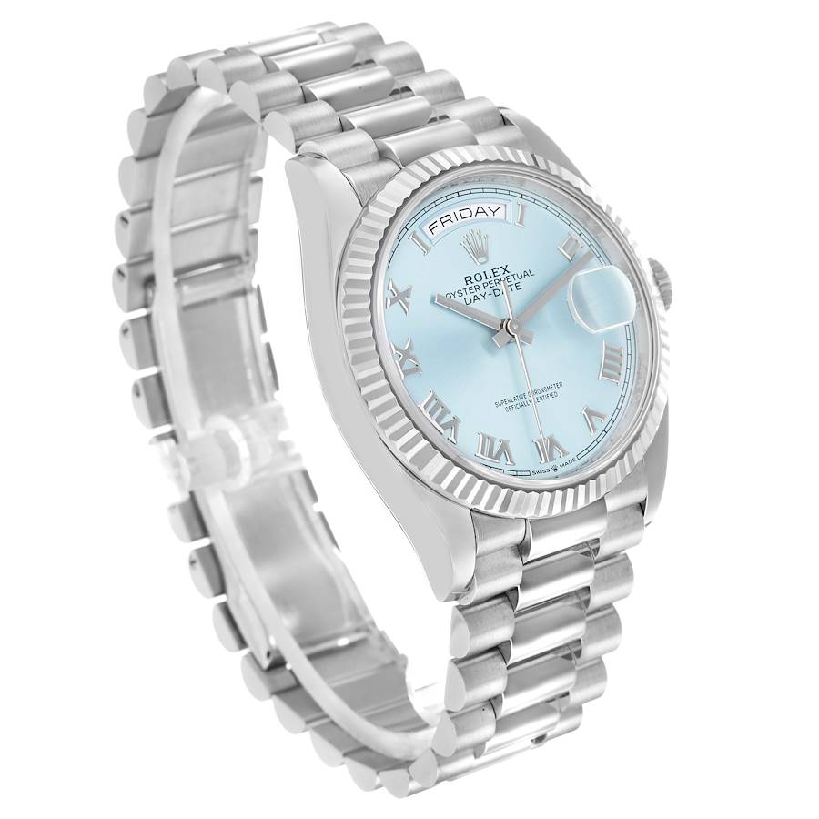 Rolex President Day-Date Platinum Ice Blue Dial